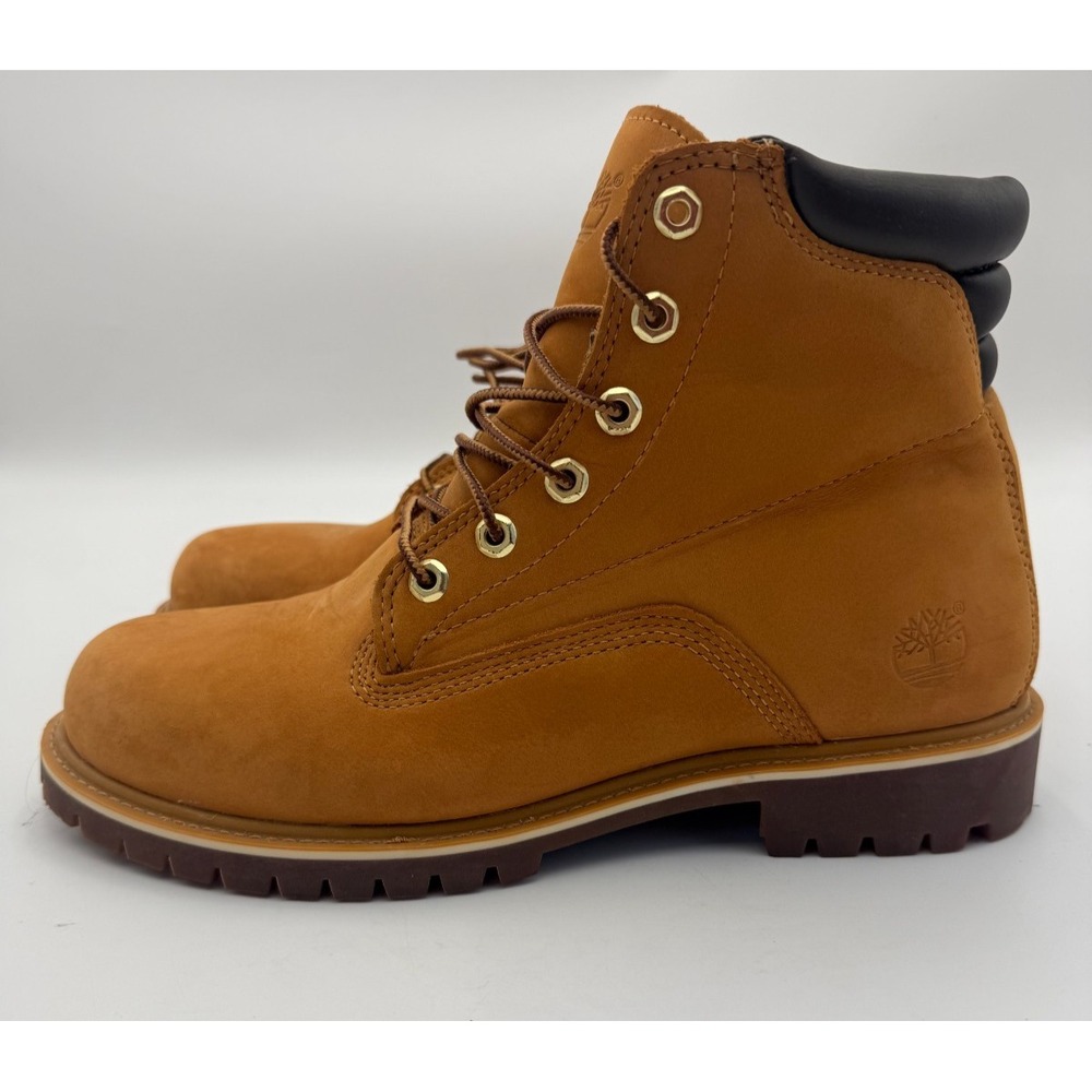 Timberland 6 Inch Premium Waterproof Outdoor Boots Wheat Nubuck Men's 10
